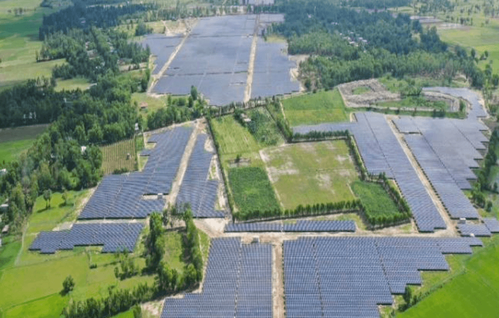 尊龙抖圈官网大地新能源公司中标榆林光伏发电项目
